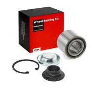 STARK SKWB-0180562 Kit de roulement de roue Arrière Gauche Arrière Droite des deux côtés du pont Arrière avec anneau de freinage avec graisseur Compatible avec PEUGEOT 207 3/5 portes WA, WC
