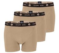 STARK SOUL 1018_a Short pour homme, Lot de 3 taupe-noir, XL