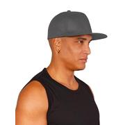 STARK SOUL Casquette snapback élégante pour homme et femme « Urban Legend », taille unique : tour de tête 56-60 cm, gris foncé, taille unique