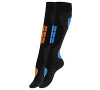 STARK SOUL 4019_a Chaussettes, Bleu/Orange, 35-38 Femme