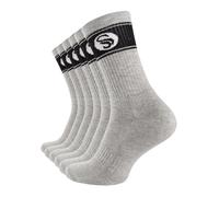 Stark Soul Chaussettes de sport gris chiné / noir / blanc, Taille 39-42