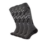 Stark Soul Chaussettes de sport gris / gris chiné / noir, Taille 39-42