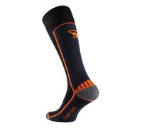 Stark Soul Chaussettes de sport gris / orange / noir, Taille 39-42