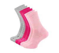STARK SOUL 6 paires de chaussettes de sport Crew avec semelle en éponge, 6 paires - Mélange (rose/rose/gris), 39-42