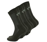 STARK SOUL Chaussettes de trekking en laine mérinos pour homme et femme (1 ou 3 paires) Chaussettes fonctionnelles, 3 paires vertes, 39-42