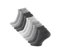 Stark Soul Chaussettes 'Essential' anthracite / gris clair / gris foncé / gris chiné, Taille 47-50
