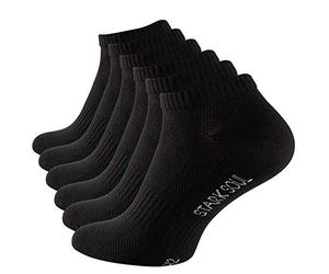 STARK SOUL Sneakersocken Chaussettes, 6 x Noir, 35-38 Mixte