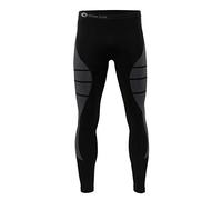 STARK SOUL sous-vêtements Techniques Microfibre pour Homme - Pantalon ou T-Shirt Manches Longues,L-XL,Noir-gris / Pantalon