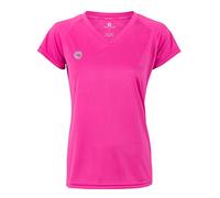 Stark Soul T-Shirt de Sport pour Femme - T-Shirt Fonctionnel à Manches Courtes - Respirant - Séchage Rapide, Rose, XL