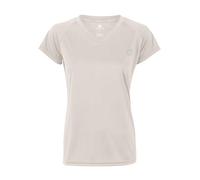 STARK SOUL T-shirt de sport pour femme - T-shirt fonctionnel à manches courtes - Respirant - Séchage rapide, beige, M