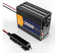 Starkbaer 300 W/600 W convertisseur 12V 220V Pur Sinus, transformateur 220V 12V, convertisseur onduleur Voiture, 4 Ports USB et 1 Prise Secteur. Prise Allume Cigarette, Alliage d'aluminium.