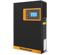 Starkbaer 3500W Onduleur Solaire Hybride 24V vers 220/230V AC Hybride avec régulateur de Charge Solaire MPPT 100A, Convient à Tous Les Types de Piles - pour Le Stockage Domestique (3500W24V)