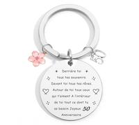 STARKET Cadeau Femme 50 Ans Cadeau 50 Ans Femme Anniversaire Porte Clef