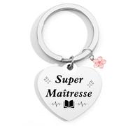 STARKET Cadeau Maitresse D'École Port Clef Maitresse Merci Maitresse Cadeaux Maitresse D'École Cadeaux Pour Maitresse D'ecole Utile Super Femme Noel Saint Valentin Femme