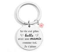 STARKET Cadeau Mamie Noel Idee Cadeau Grand Mere Porte Cle Mamie Idee Cadeaux Grand Mere Belle Mere Cadeaux Noel Pour Belle Fete Des 80 Ans Femme