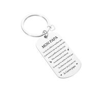 STARKET Cadeau Papa Noel Porte Clef Papa Idee Cadeau Fete Des Peres Original Cadeaux Noel PereCadeaux Futur Beau Jeune Papa Fathers Day Gift