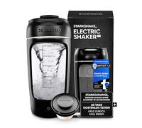 STARKFELD® STARKSHAKE® V3 Shaker électrique, avec STARKPOD, pour shakes protéinés sans grumeaux, 7000 tr/min, charge rapide USB-C, 60 shakes par charge (noir)