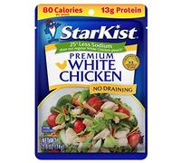 StarKist Poulet blanc de qualité supérieure 25 % moins de sodium, sachet de 73,7 g