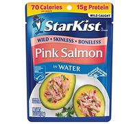 StarKist Saumon rose sans peau et sans os dans l'eau, pochette de 73,7 g