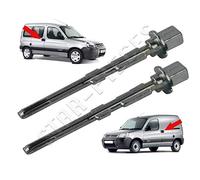 STARKIT PERFORMANCE 2 axes de poignées de porte coulissante compatibles pour Berlingo 1 et Partner 1 (1996-2008) PORTE COULISSANTE GAUCHE + DROITE | 9101Q7 | 9101P8