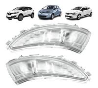 STARKIT PERFORMANCE 2 clignotants rétroviseur compatibles pour Clio 4, Captur et Zoé (2012-2020) Répétiteurs clignotants. AVANT GAUCHE + DROIT. 261659450R, 261604623R