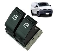 STARKIT PERFORMANCE Bouton leve vitre compatible pour Volkswagen T5 (2003-2015) commande lève-vitre (conducteur + passager) AVEC FONCTION CONFORT. 7E0959855A, 7E0959855B, 7E0 959 855B 9B9