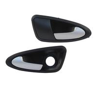 STARKIT PERFORMANCE Lot de 2 poignées de porte compatibles pour Seat Ibiza (2008-2017) poignées intérieures | avant gauche + droite (gris) | 6J1837114A | 6J1837113A