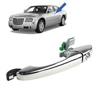 STARKIT PERFORMANCE Poignée de porte compatible pour Chrysler 300C (2004-2011) poignée extérieure | AVANT GAUCHE (côté conducteur) (chromée) 4589009AD | 4589009AG | 4589009AH