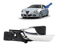 STARKIT PERFORMANCE Poignée de porte compatible pour Giulietta (à partir de 2010) poignée intérieure | AVANT GAUCHE (côté conducteur) (chromée) 156092167