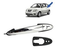STARKIT PERFORMANCE Poignée de porte compatible pour Lancia Ypsilon (2003-2011) poignée extérieure | AVANT GAUCHE (côté conducteur) (chromée) 735350098 | 735409026 | 735434134