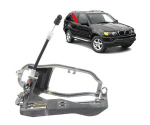 STARKIT PERFORMANCE Support de poignée de porte compatible pour BMW X5 E53 (1999-2006) AVANT DROITE (côté passager) 51218243616 | 8243616