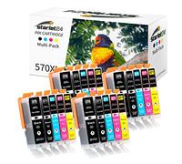 Starlet 20x Cartouches d'encre Compatibles pour Canon PGI-570 CLI-571 XL