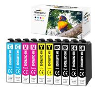 Starlet24 10x Cartouches d'encre 604XL compatibles avec Epson 604 XL pour Expression Home XP-2200 XP-2205 XP-3200 XP-3205 XP-4200 XP-4205 Workforce WF2910DWF WF2930DWF WF2935DWF WF2950DWF