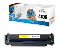 Starlet24 1x 415X Jaune Compatible avec HP 415X W2032X Jaune 415X Y pour HP Color Laserjet Pro MFP M479fdw M479fnw M454dn M454dw M479 M479dw M479fdn