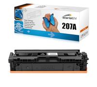 Starlet24 207A Toner Noir Compatible avec HP 207A W2210A pour Color LaserJet Pro MFP M282nw M255dw M283fdn M283 M282 M255 avec Puce (1 Pack)