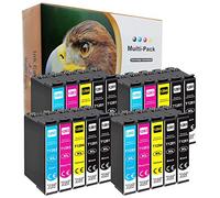 Starlet24 20x T1285 Cartouches d'encre pour Epson T1281 T1282 T1283 T1284 Compatible avec Epson Stylus BX305f BX305fd BX305fw S22 SX125 SX130 SX230 SX235w SX235w SX420W SX425W SX430W SX435w SX438W