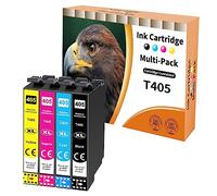 Starlet24 4X 405XL Cartouches d'encre Compatibles pour Epson 405XL 405 XL Cartouches pour Epson Workforce Pro WF-4820 WF-3820 WF-4830 WF-7840 WF-7830 WF-4825DWF WF-3825 WF-7835