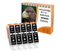 Starlet24 580XL Noir Cartouches d'encre Compatibles avec Canon PGI-580 PGBK