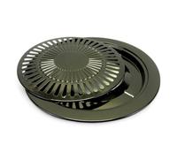 Starlet24 Grille de cuisson 2 pièces Ø 31 cm pour barbecue Camping Réchaud à gaz avec outil 2 en 1