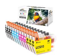 Starlet24 LC3213 LC-3213 Lot de 12 Cartouches d'encre compatibles avec Brother LC-3213 LC3213 pour Brother DCP-J572DW DCP-J772DW DCP-J774DW MFC-J497DW MFC-J491DW MFC-J890DW MFC-J895DW