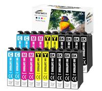 Starlet24 Lot de 20 604XL Cartouches d'encre Compatibles avec Epson 604XL pour Expression Home XP-2200 XP-2205 XP-3200 XP-3205 XP-4200 XP-4205 Workforce WF2910DWF WF2930DWF WF2935DWF WF2950DWF