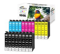 Starlet24 Lot de 20 cartouches d'encre 604XL compatibles avec Epson 604 XL pour Expression Home XP-2200 XP-2205 XP-3200 XP-3205 XP-4200 XP-4205 Workforce WF2910DWF WF2930DWF WF2935DWF WF2950DWF
