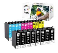 Starlet24 Lot de 20 Cartouches d'encre T1301-T1304 compatibles avec Epson T1301 T1302 T1303 T1304 pour Stylus SX525WD SX535WD SX620FW Office B42WD BX925FWD BX635FWD Workforce WF-3520DWF WF-7525