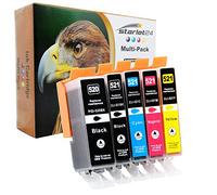 Starlet24 Lot de 5 Cartouches d'encre Compatibles pour PGI-520 CLI-521