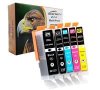 Starlet24 Lot de 5 Cartouches d'encre équivalentes à PGI-570 CLI-571 | pour Pixma MG5750-5753 MG6850-6852 MG7750-7751 TS5050-5055 TS6050-6052 TS8050 TS8051-8053 TS9050- 9055