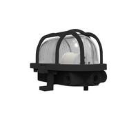 StarLicht Applique murale LED E27 - Noire - Tortue ovale - Lampe de chantier