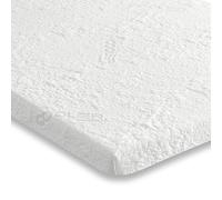 Starlight Beds Shorty Surmatelas rafraîchissant en Mousse à mémoire de Forme 7,5 cm avec Housse Amovible rafraîchissante Blanc 75 x 175 x 7,5 cm