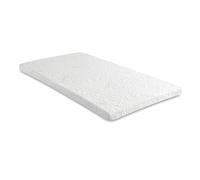 Starlight Beds Surmatelas européen en Mousse Visco-élastique pour lit Double - 7,5 cm d'épaisseur avec Refroidissement extrême, Housse Amovible et Lavable - Blanc - 140 x 200 x 7,5 cm
