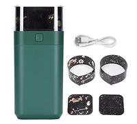 Starlight Humidificateur Mini Veilleuse LED Ultrasonique Silencieuse 300 ml Double Mode avec Projection Starlight pour Chambre de Bébé et Chambre ABS Silicone et Composants (Verte)