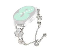 (Starlight, Multicolor) For Garmin vivoactive 5/GarminActive 5 Watchband Heart Clover Decor Zinc Alloy Metal Strap